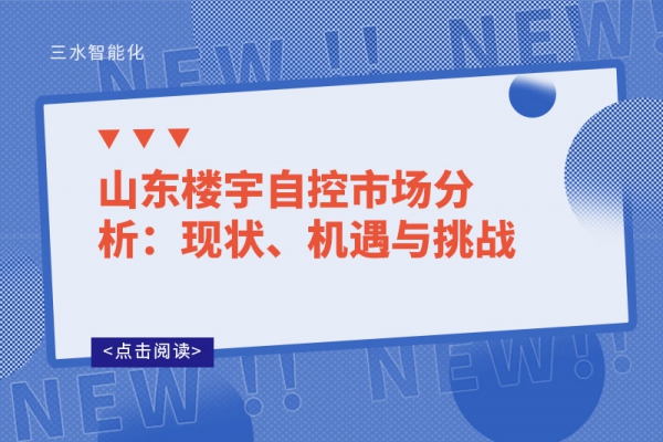 山東樓宇自控市場分析：現(xiàn)狀、機(jī)遇與挑戰(zhàn)